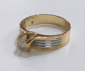 k18プラチナダイヤリング指輪サイズ直し1-2
