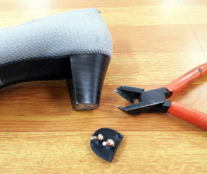 安い靴修理 婦人靴のカカトの修理 パンプス ピンヒール修理 