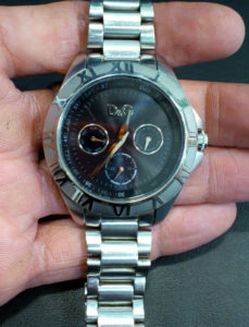 ドルチェ&ガッバーナD＆Gの腕時計の電池交換