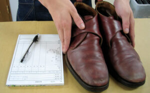靴修理の作業工程