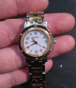 エルメス HERMES 腕 時計 電池交換 880円