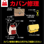 鞄 バッグ 財布の修理 Bag repair