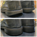 リーガル ウィングチップ かかとの修理 ビブラム ハーフソール 靴修理
