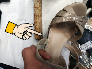 靴修理サンダル修理ソール接着靴底剥がれ修理ボンド修理